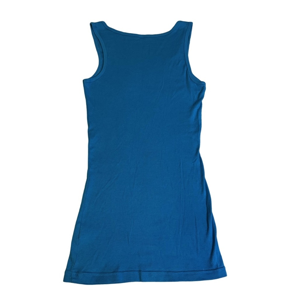 Aeropostale Blue Tank Top Size Medium Aero NYC Graphic Stretchy Vintage NWOT - Picture 3 of 8